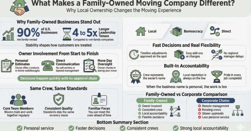 Family Owned Movers vs Corporate Moving