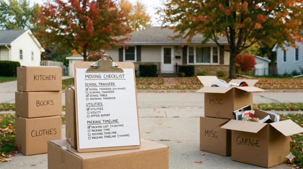 moving checklist for green bay