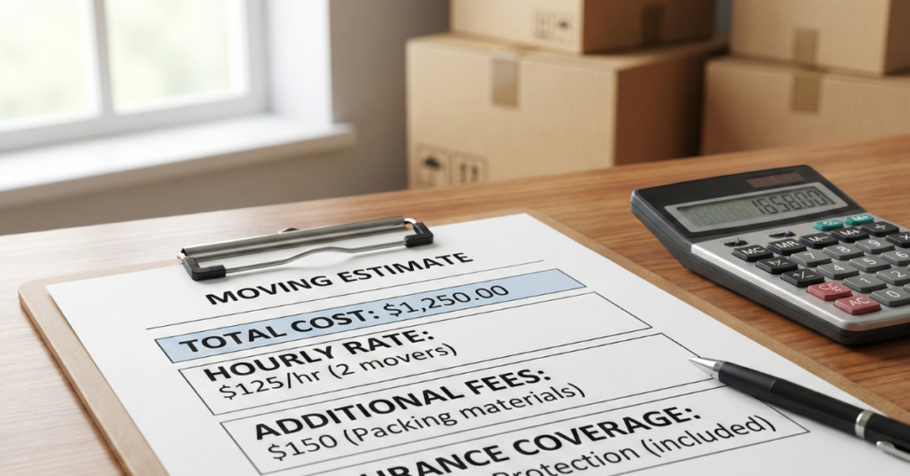 How to Read a Moving Estimate Avoid Surprises