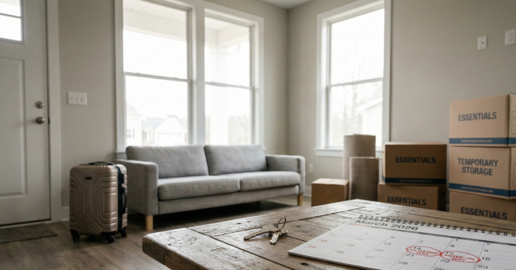 Moving With a Gap Between Close Move In