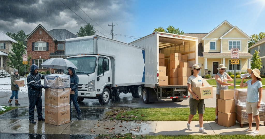 Rain, Snow, or Heat: Weather-Proofing Your Move Day